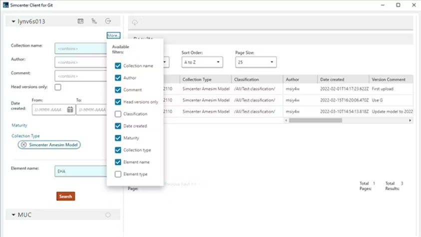 System simulation data management